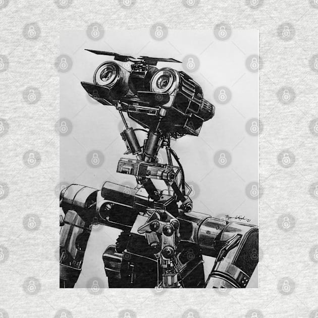 Johnny 5 Short Circuit 1988 by BryanWhipple